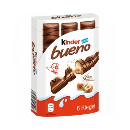 Ferrero kinder bueno 6ST 129g foodpipe [Lebensmittel-Lieferservice Rostock]