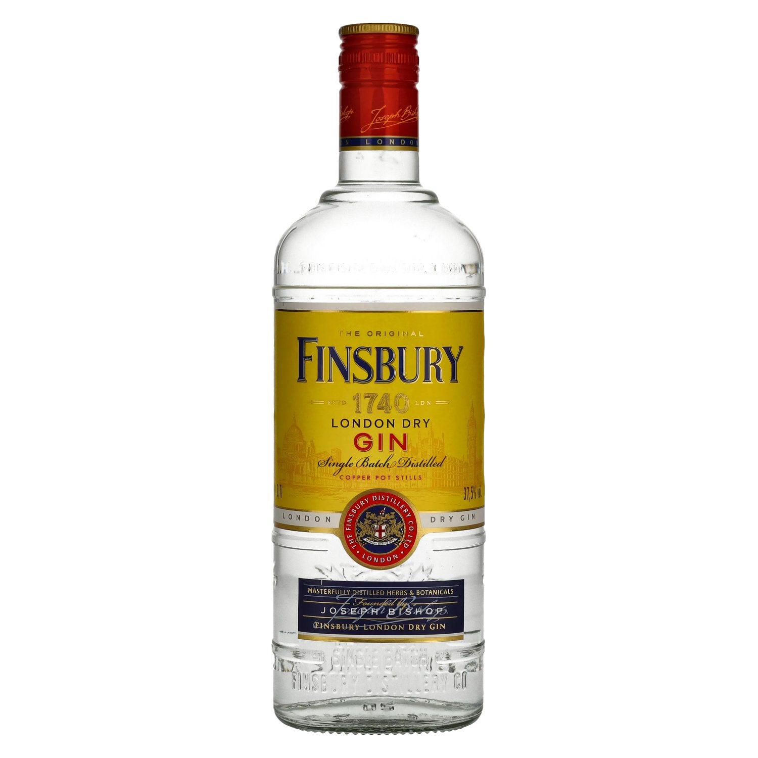 Finsbury London Dry Gin 37,5% 0,7l foodpipe [Lebensmittel-Lieferservice Rostock]