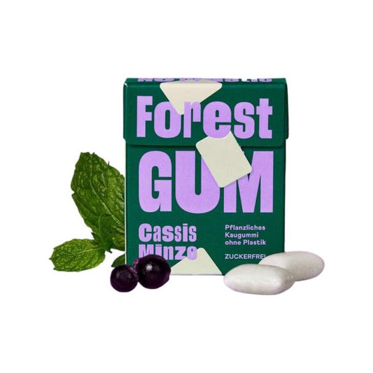 Forest Gum Cassis Minze 20g foodpipe [Lebensmittel-Lieferservice Rostock]
