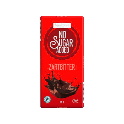 Frankonia Schokolade No Sugar Zartbitter 80g foodpipe [Lebensmittel-Lieferservice Rostock]