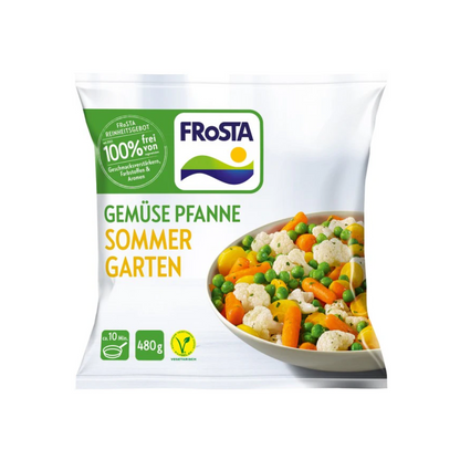 Frosta Gemüsepfanne Sommergarten 480g foodpipe [Lebensmittel-Lieferservice Rostock]