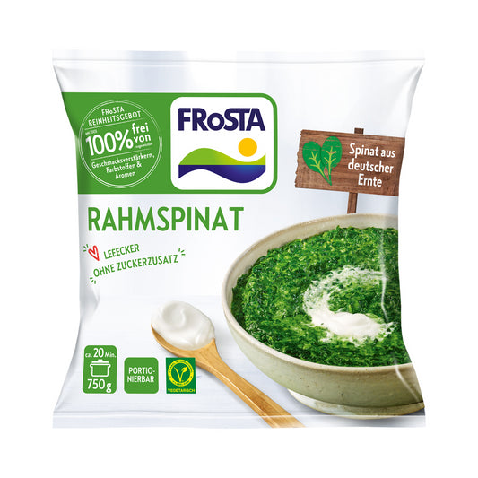 Frosta Rahmspinat 750g foodpipe Rostock [Lebensmittel-Lieferservice Rostock]