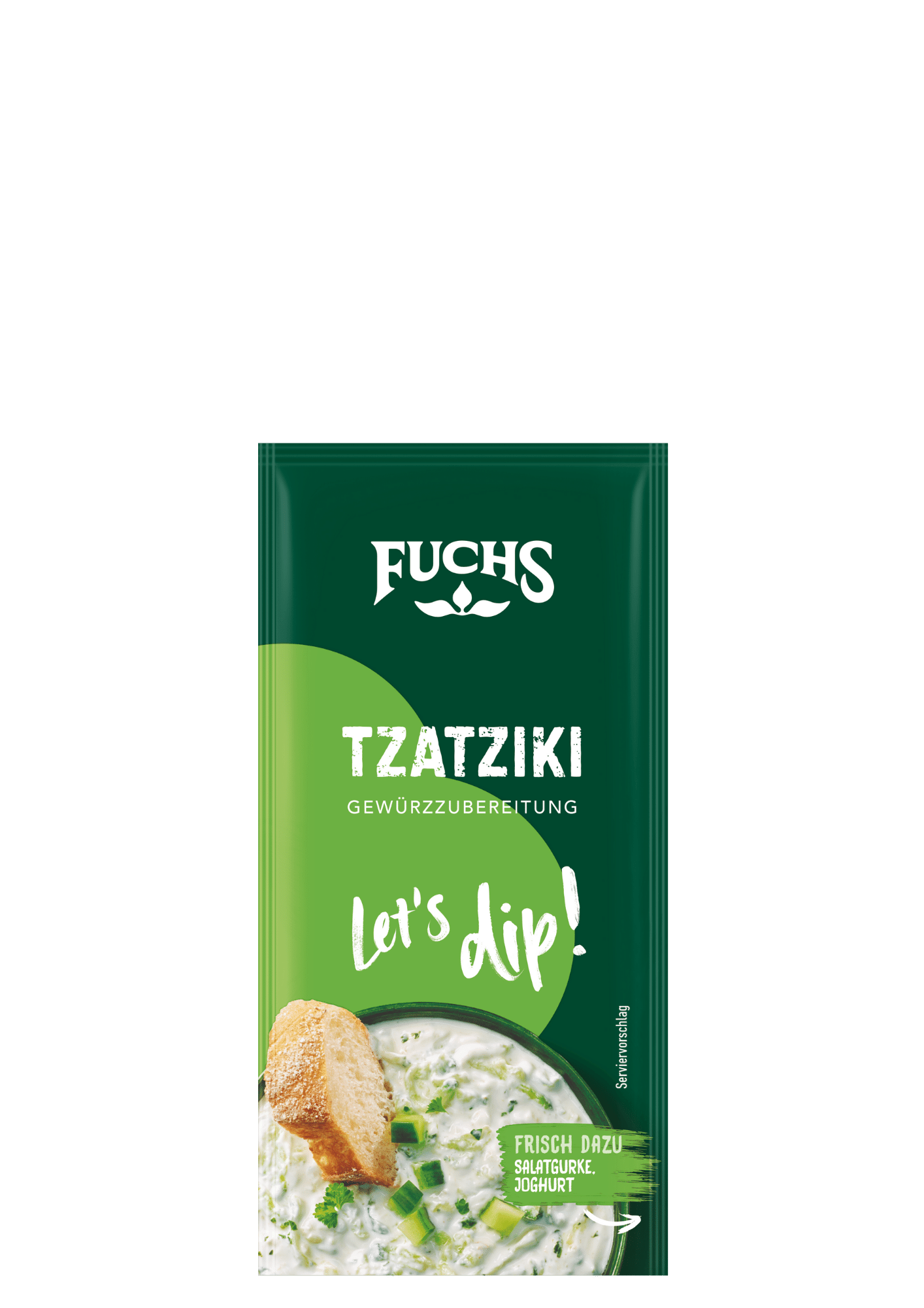 Fuchs Let's dip! Tzatziki 10g foodpipe Rostock [Lebensmittel-Lieferservice Rostock]