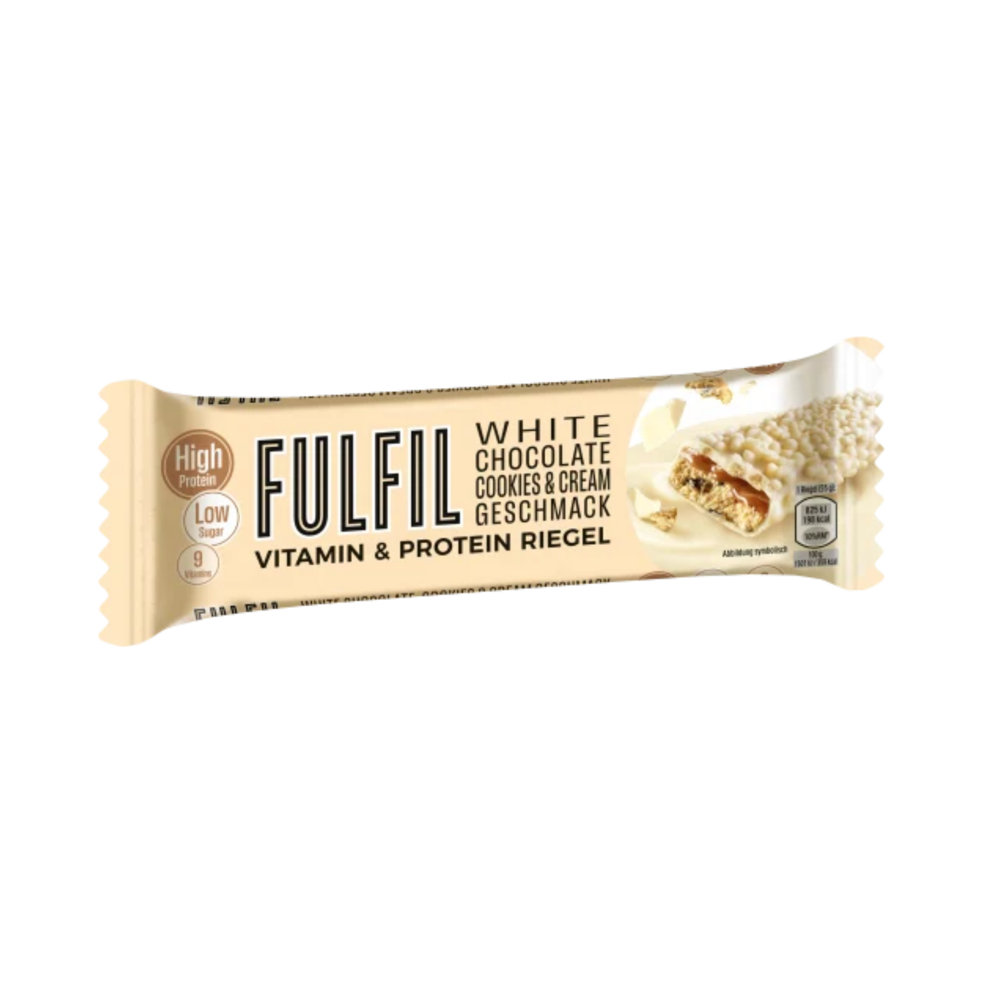 Fulfil Vitamin&Protein-Riegel white Chocolate Cookies&Cream 55g foodpipe Rostock [Lebensmittel-Lieferservice Rostock]