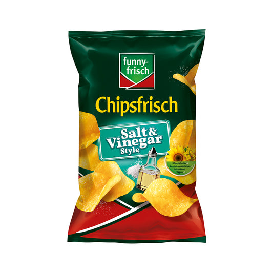 Funny-frisch Chipsfrisch Salt&Vinegar Style 150g foodpipe [Lebensmittel-Lieferservice Rostock]