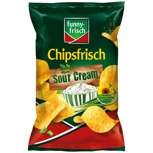 Funny-frisch Chipsfrisch Sour Cream 150g foodpipe [Lebensmittel-Lieferservice Rostock]