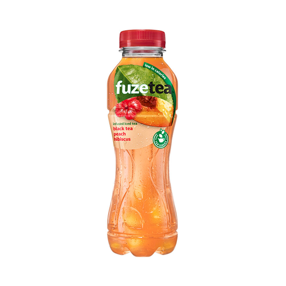 Fuze Tea Peach-Hibiscus 0,4l DPG foodpipe [Lebensmittel-Lieferservice Rostock]