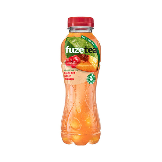 Fuze Tea Peach-Hibiscus 0,4l DPG foodpipe [Lebensmittel-Lieferservice Rostock]