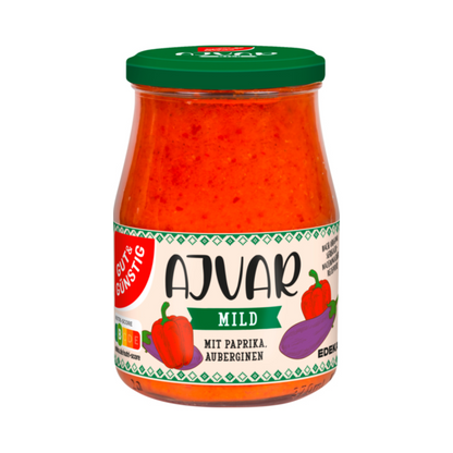GUT&GÜNSTIG Ajvar mild 340ml foodpipe [Lebensmittel-Lieferservice Rostock]
