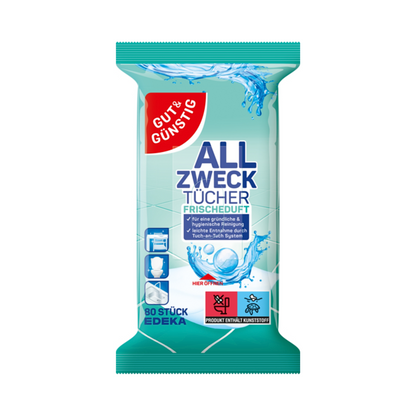 GUT&GÜNSTIG Allzwecktücher Frischeduft 80ST foodpipe [Lebensmittel-Lieferservice Rostock]