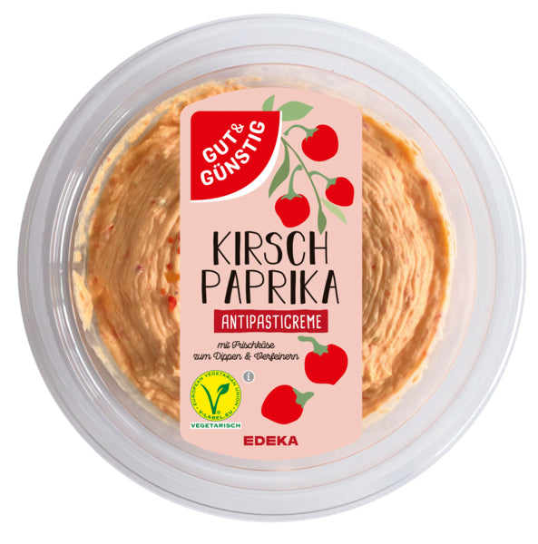 GUT&GÜNSTIG Antipasti Creme Kirschpaprika 150g foodpipe [Lebensmittel-Lieferservice Rostock]