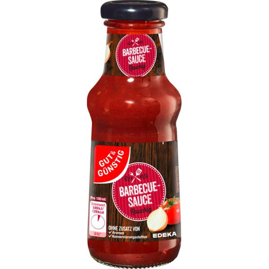 GUT&GÜNSTIG Barbecue-Sauce 250ml foodpipe [Lebensmittel-Lieferservice Rostock]