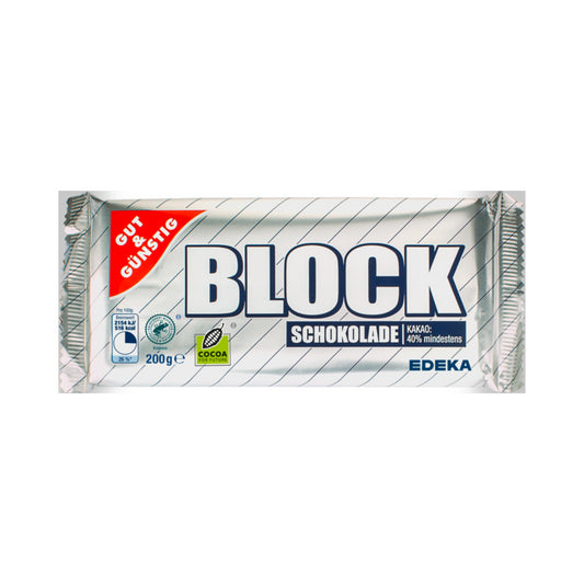 GUT&GÜNSTIG Blockschokolade 200g foodpipe [Lebensmittel-Lieferservice Rostock]