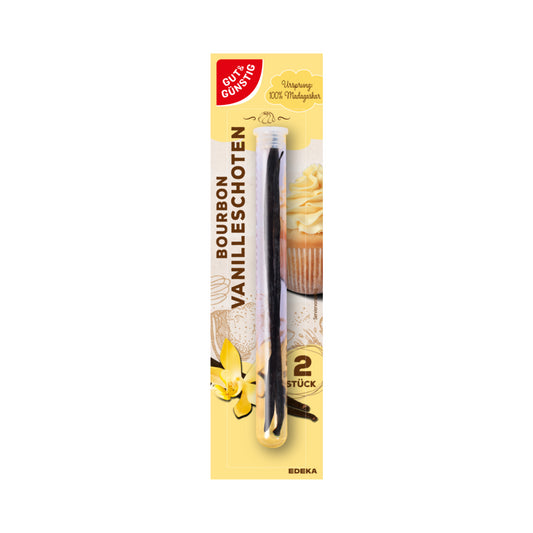 GUT&GÜNSTIG Bourbon-Vanilleschoten 2ST foodpipe [Lebensmittel-Lieferservice Rostock]
