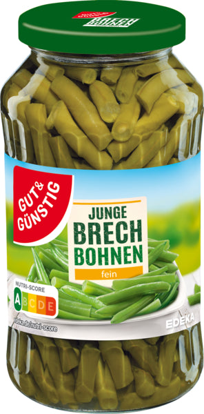 GUT&GÜNSTIG Brechbohnen 660g foodpipe [Lebensmittel-Lieferservice Rostock]