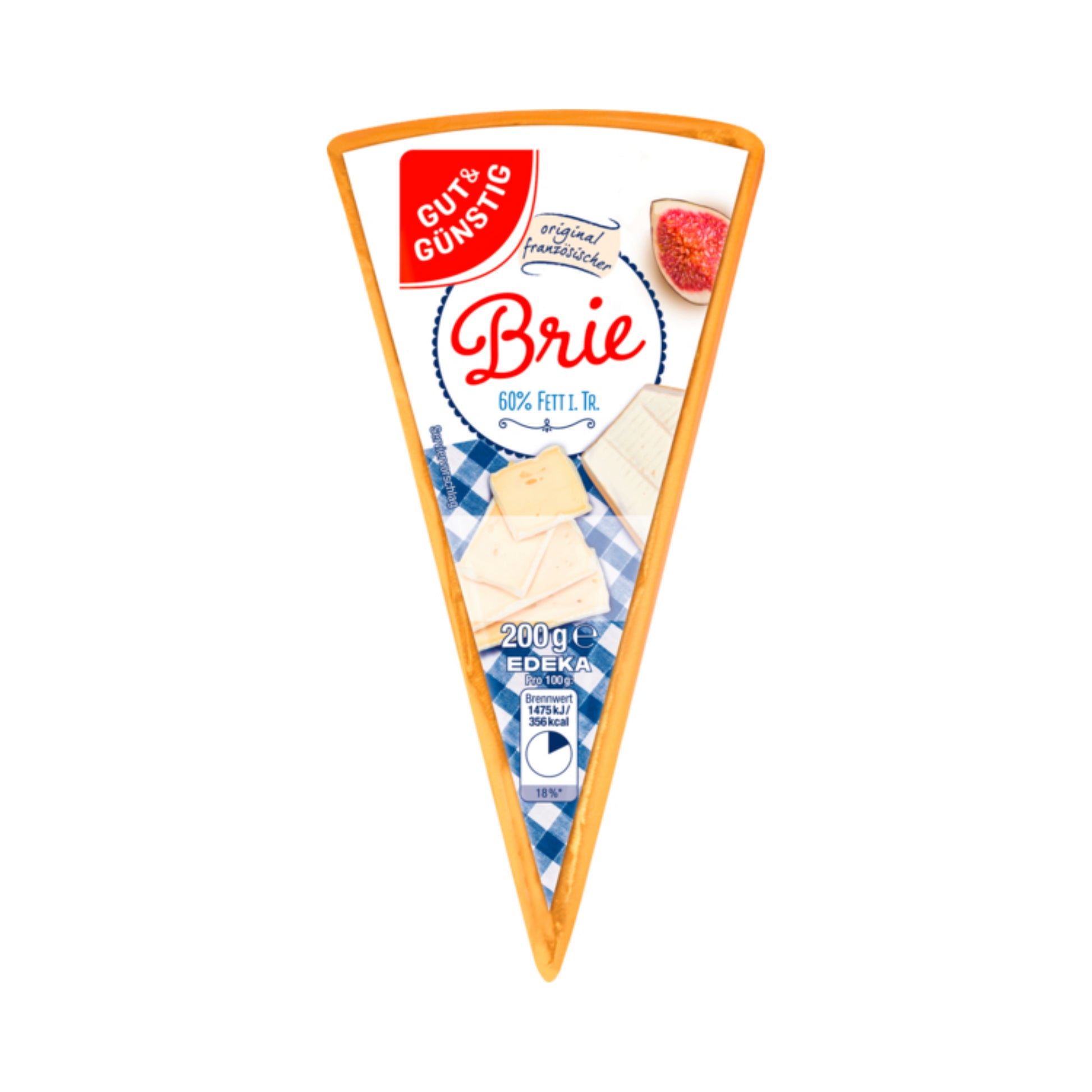 GUT&GÜNSTIG Brie 60% 200g VLOG foodpipe [Lebensmittel-Lieferservice Rostock]