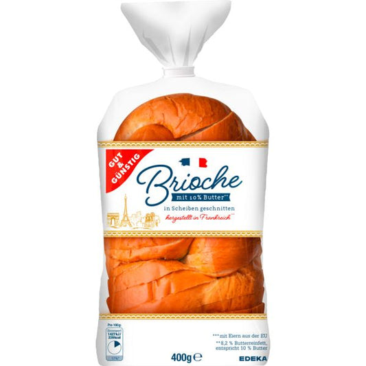 GUT&GÜNSTIG Brioche geschnitten 500g foodpipe [Lebensmittel-Lieferservice Rostock]