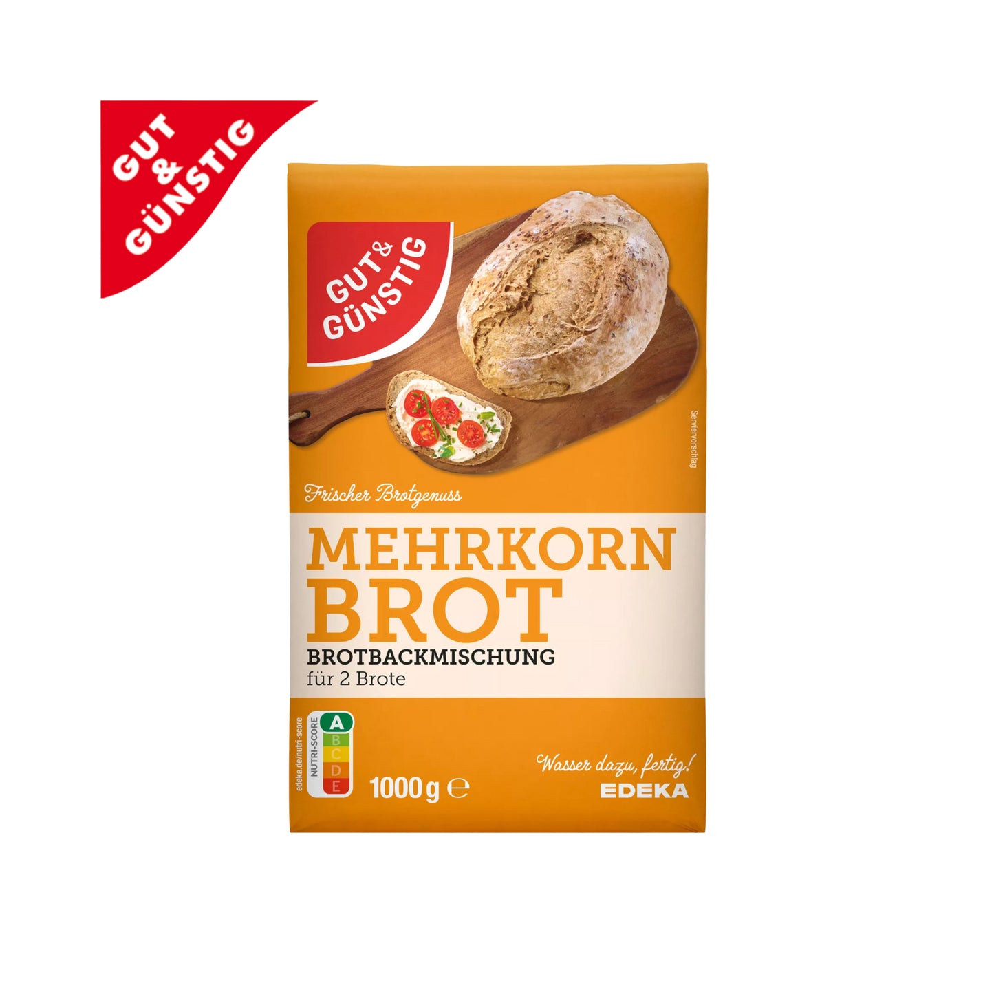 GUT&GÜNSTIG Brotbackmischung Mehrkornbrot 1kg foodpipe [Lebensmittel-Lieferservice Rostock]