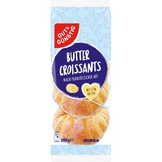 GUT&GÜNSTIG Buttercroissants 200g foodpipe [Lebensmittel-Lieferservice Rostock]