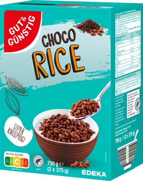 GUT&GÜNSTIG Choco Rice 750g foodpipe [Lebensmittel-Lieferservice Rostock]