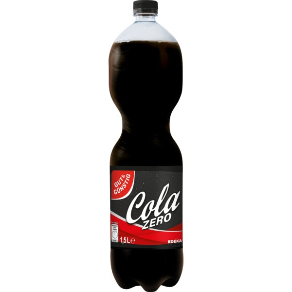 GUT&GÜNSTIG Cola Zero 1,5l DPG foodpipe [Lebensmittel-Lieferservice Rostock]
