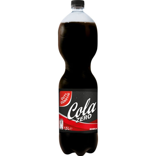 GUT&GÜNSTIG Cola Zero 1,5l DPG foodpipe [Lebensmittel-Lieferservice Rostock]