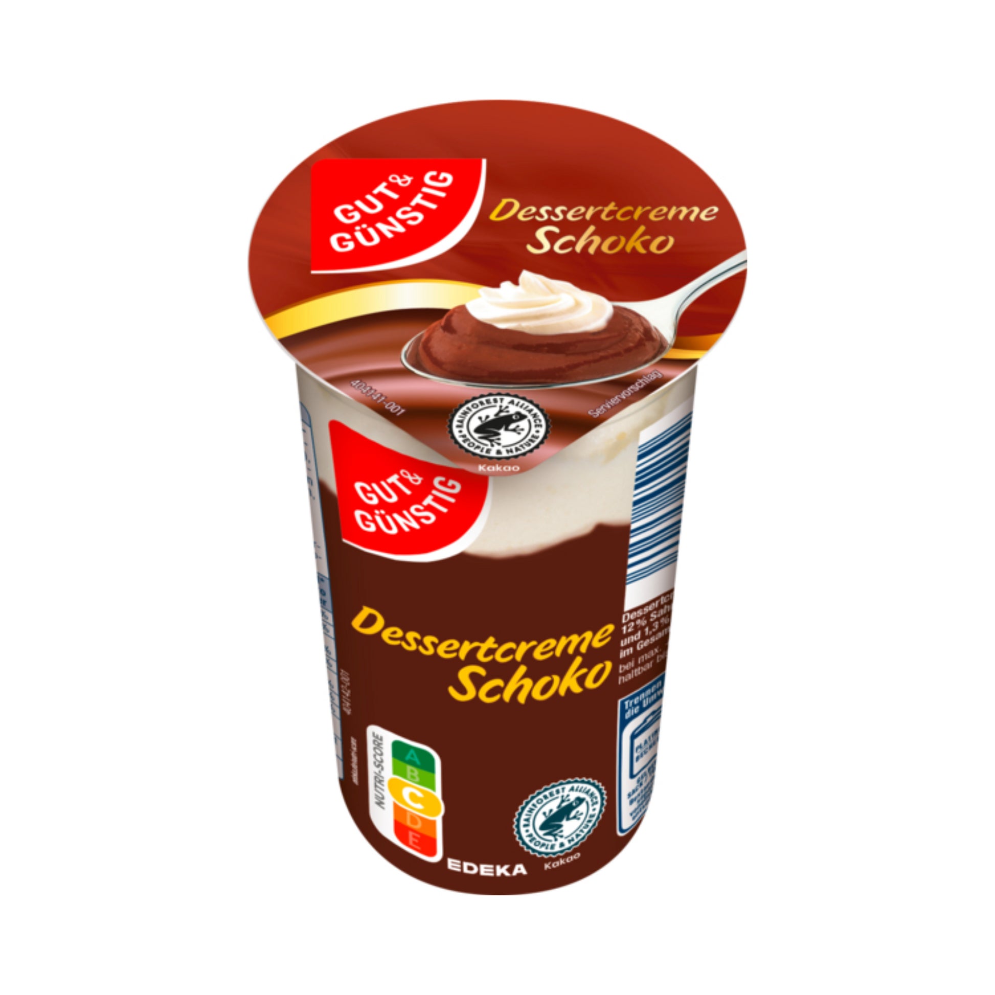 GUT&GÜNSTIG Dessertcreme Schoko 200g foodpipe [Lebensmittel-Lieferservice Rostock]