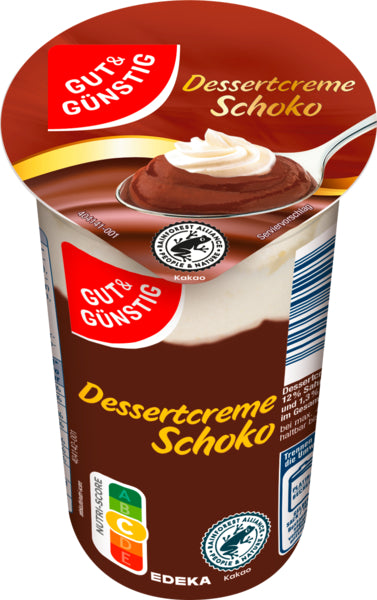 GUT&GÜNSTIG Dessertcreme Schoko 200g foodpipe [Lebensmittel-Lieferservice Rostock]