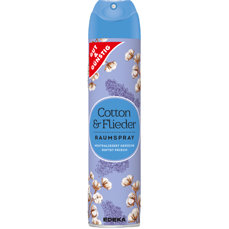 GUT&GÜNSTIG Duftspray Cotton&Flieder 300ml foodpipe [Lebensmittel-Lieferservice Rostock]