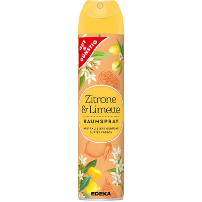 GUT&GÜNSTIG Duftspray Zitrone&Limette 300ml foodpipe [Lebensmittel-Lieferservice Rostock]