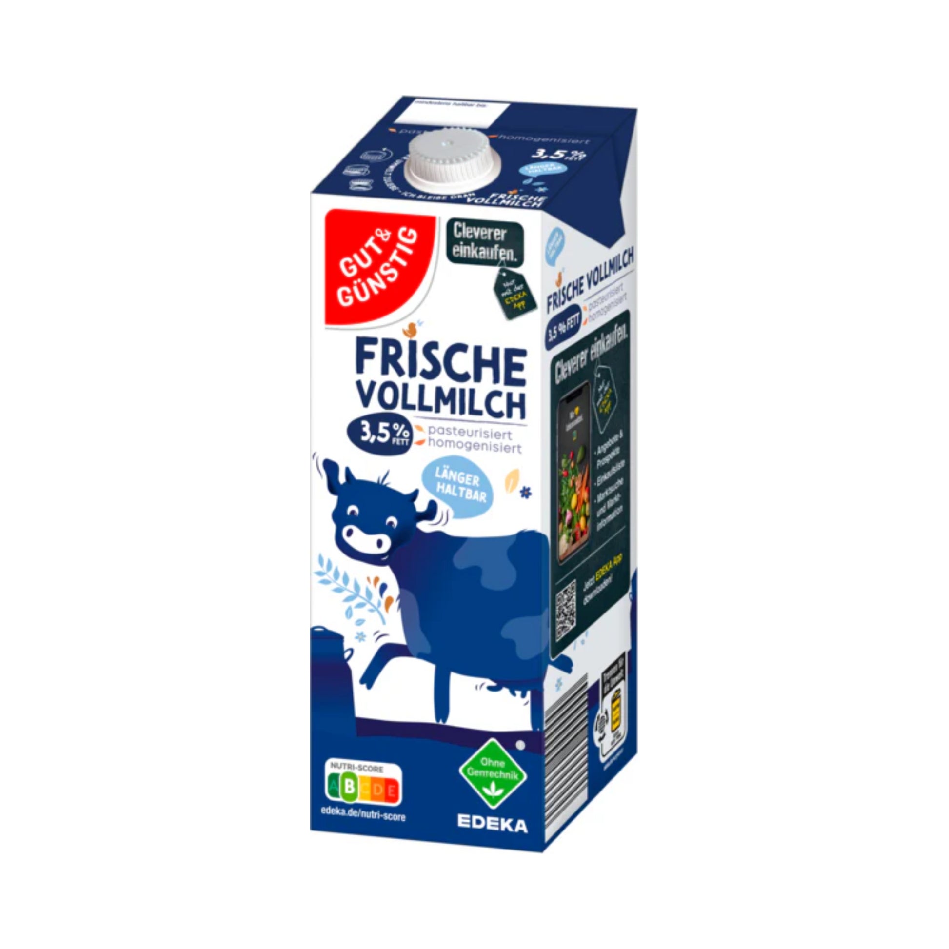 GUT&GÜNSTIG ESL-Milch 3,5% 1l VLOG foodpipe [Lebensmittel-Lieferservice Rostock]