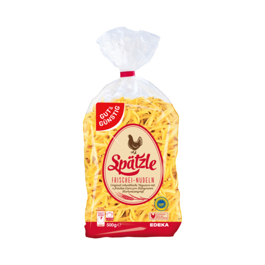 GUT&GÜNSTIG Eierspätzle 500g foodpipe [Lebensmittel-Lieferservice Rostock]