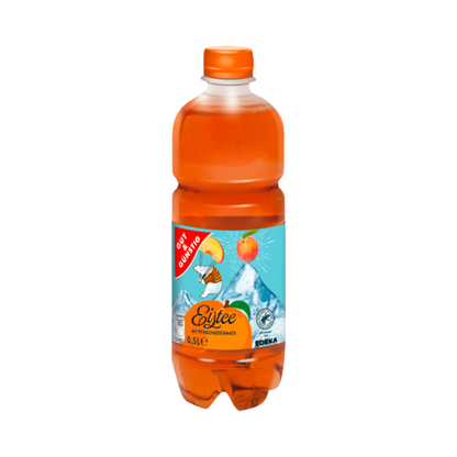 GUT&GÜNSTIG Eistee Pfirsich 0,5l DPG foodpipe Rostock [Lebensmittel-Lieferservice Rostock]