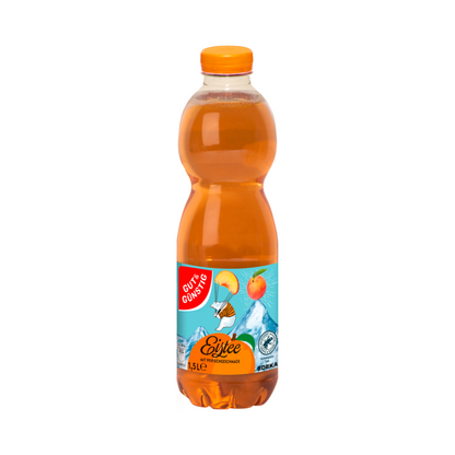 GUT&GÜNSTIG Eistee Pfirsich 1,5l DPG foodpipe [Lebensmittel-Lieferservice Rostock]