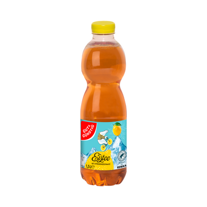 GUT&GÜNSTIG Eistee Zitrone 1,5l DPG foodpipe [Lebensmittel-Lieferservice Rostock]
