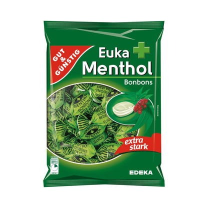 GUT&GÜNSTIG Eukalyptus Menthol Bonbons 300g foodpipe [Lebensmittel-Lieferservice Rostock]