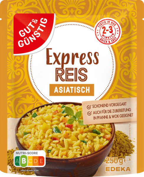 GUT&GÜNSTIG Expressreis Asia 250g foodpipe [Lebensmittel-Lieferservice Rostock]