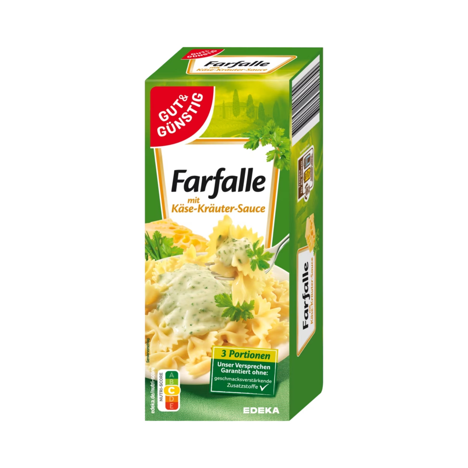 GUT&GÜNSTIG Farfalle Käse-Kräuter-Sauce 265g foodpipe [Lebensmittel-Lieferservice Rostock]