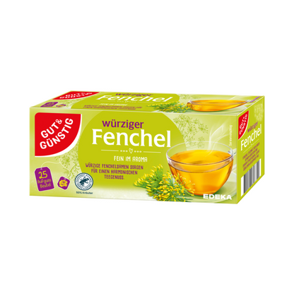 GUT&GÜNSTIG Fencheltee 25x3g foodpipe [Lebensmittel-Lieferservice Rostock]
