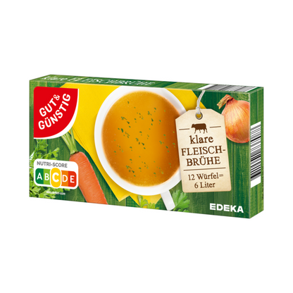GUT&GÜNSTIG Fleischbrühwürfel 120g foodpipe [Lebensmittel-Lieferservice Rostock]