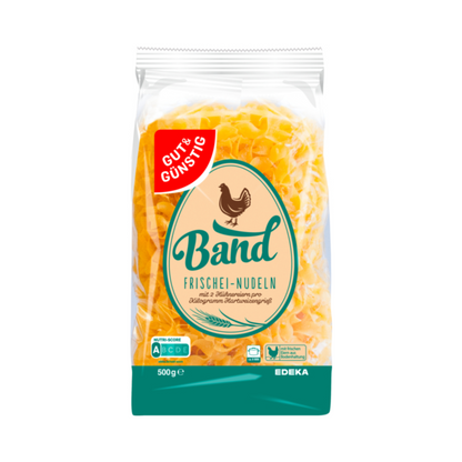 GUT&GÜNSTIG Frischei-Nudeln Band 500g foodpipe [Lebensmittel-Lieferservice Rostock]