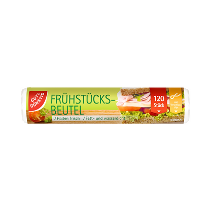 GUT&GÜNSTIG Frühstücksbeutel 120ST foodpipe [Lebensmittel-Lieferservice Rostock]