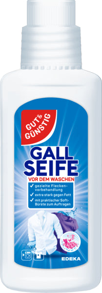 GUT&GÜNSTIG Gallseife mit Bürste 250ml foodpipe [Lebensmittel-Lieferservice Rostock]