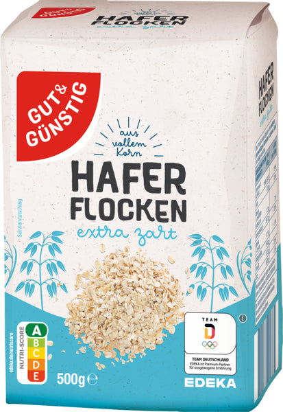 GUT&GÜNSTIG Haferflocken extra zart 500g foodpipe Rostock [Lebensmittel-Lieferservice Rostock]