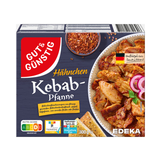 GUT&GÜNSTIG Hähnchen-Kebab-Pfanne 300g VLOG QS ITW foodpipe [Lebensmittel-Lieferservice Rostock]