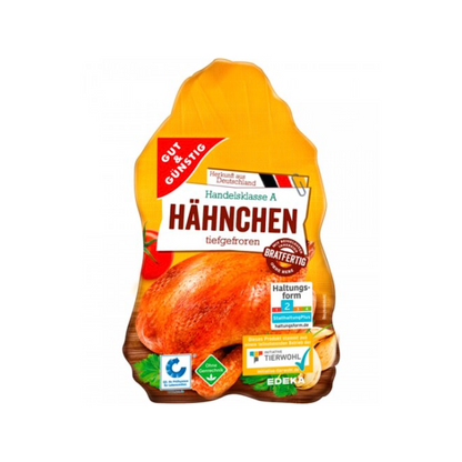 GUT&GÜNSTIG Hähnchen mit Innereien HKL A 1,4kg VLOG QS ITW foodpipe [Lebensmittel-Lieferservice Rostock]
