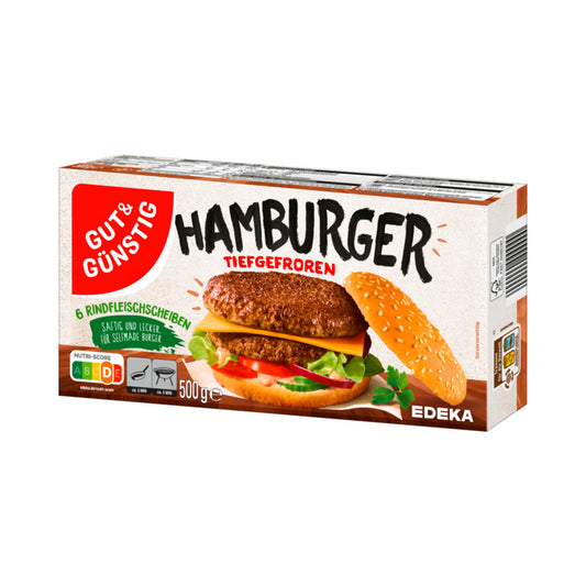 GUT&GÜNSTIG Hamburger 500g foodpipe [Lebensmittel-Lieferservice Rostock]