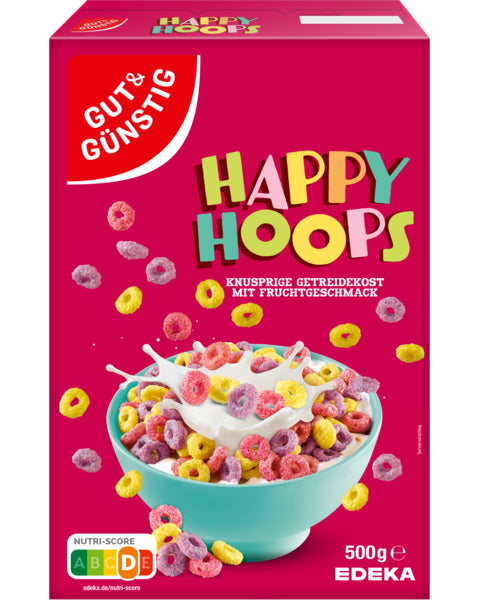 GUT&GÜNSTIG Happy Hoops 500g foodpipe [Lebensmittel-Lieferservice Rostock]