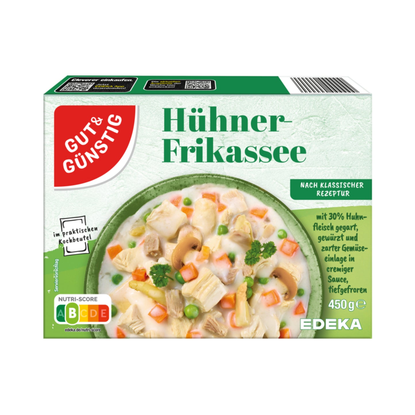 GUT&GÜNSTIG Hühnerfrikassee 450g foodpipe [Lebensmittel-Lieferservice Rostock]