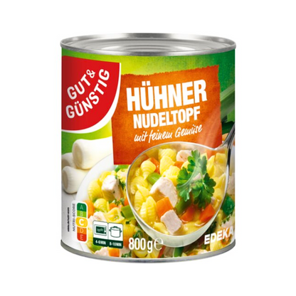 GUT&GÜNSTIG Hühnernudeltopf 800g foodpipe Rostock [Lebensmittel-Lieferservice Rostock]